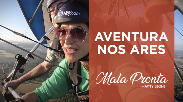 Patty Leone se aventura em um deslumbrante voo de asa delta em Orlando, nos EUA | MALA PRONTA