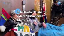 Polis Greta Thunberg’i Eylem Noktasından Taşıyarak Uzaklaştırdı