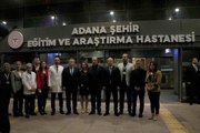 KKTC Cumhurbaşkanı Ersin Tatar Adana Şehir Hastanesi'nde hastaları ziyaret etti