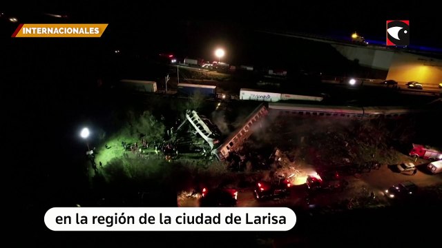 Un choque entre dos trenes en Grecia dejó al menos 36 muertos y decenas de heridos