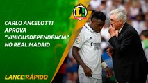 Carlo Ancelotti vê Real Madrid dependente de Vini Jr. - LANCE! Rápido