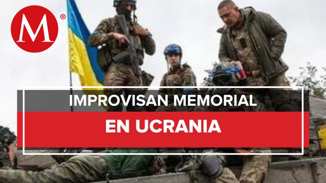 Ucranianos exhiben tanques confiscados a los rusos en las calles de Kiev