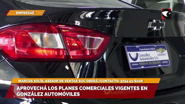 Marcos Solís detalló los planes comerciales vigentes en González Automóviles