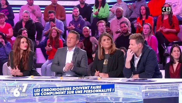 Ce mercredi, dans le cadre de la journée mondiale des compliments , Cyril Hanouna a demandé à ses chroniqueurs de Touche pas à mon poste de se montrer élogieux envers la personne qu'ils souhaitent.Benjamin Castaldi, Touche pas à mon poste .