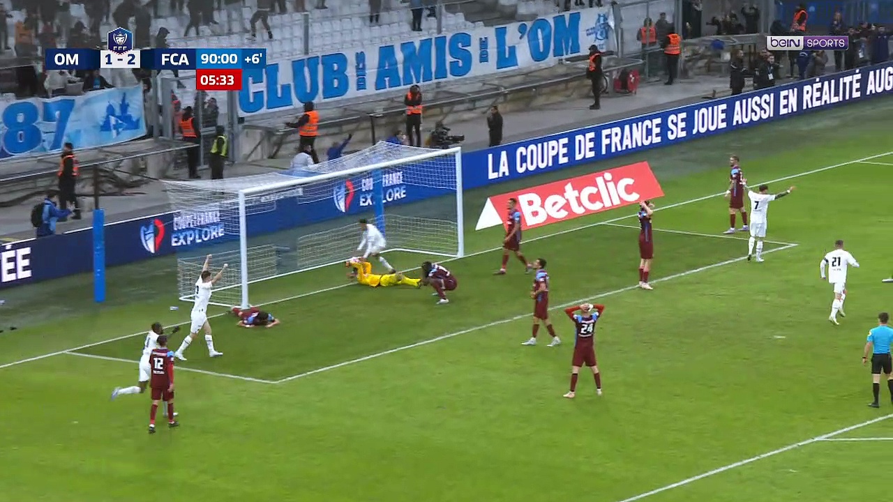Miracle au Vélodrome : l'OM égalise à la 96ème minute !