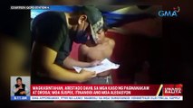 Magkasintahan, arestado dahil sa mga kaso ng pagnanakaw at droga; mga suspek, itinanggi ang mga alegasyon | UB