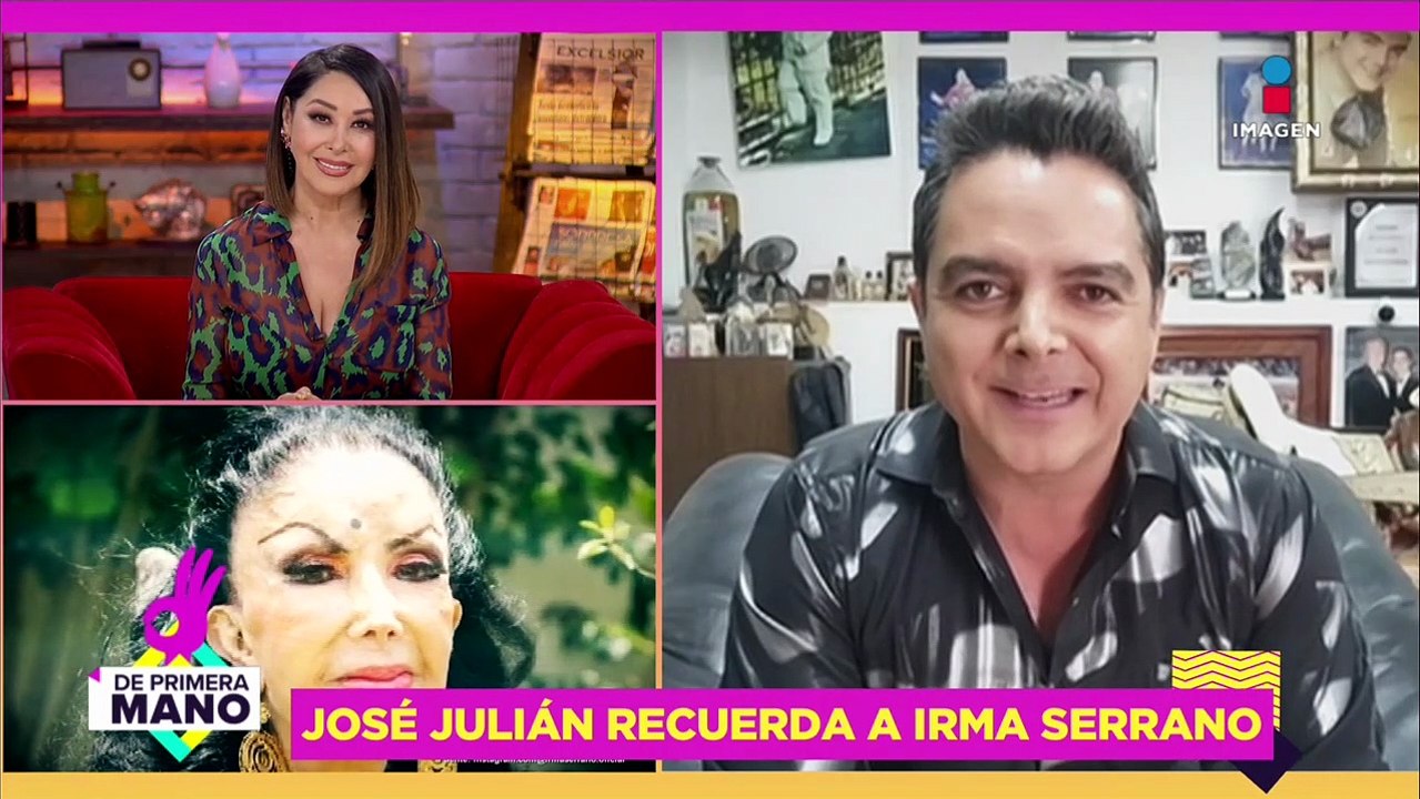 José Julián recuerda a Irma Serrano y la despide con tristeza