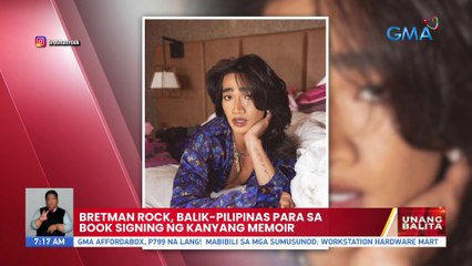 Bretman Rock, balik-Pilipinas para sa book signing ng kanyang memoir | UB