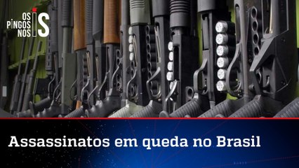 Sob Bolsonaro, Brasil registra menor número de assassinatos em 15 anos