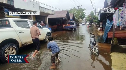 Banjir di Kabupaten Banjar, Ketinggian Air Masih Alami Kenaikan