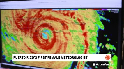 How the first female meteorologist in Puerto Rico got her start
