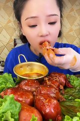 ASMR MUKBANG EATING SHOW #5 DELICIOUS SPICY FOOD XIAOYU