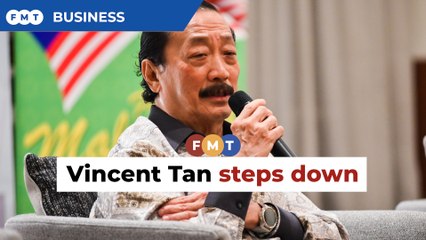 Vincent Tan steps down as chairman of Berjaya Corp