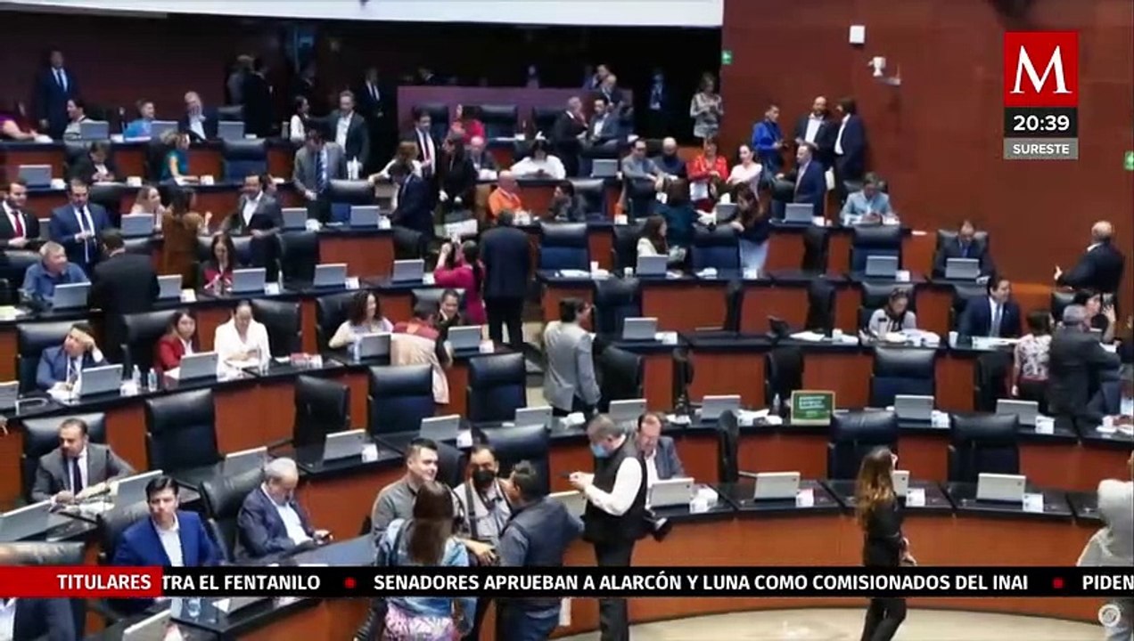 Senadores aprueban a Alarcón y Luna como comisionados del INAI