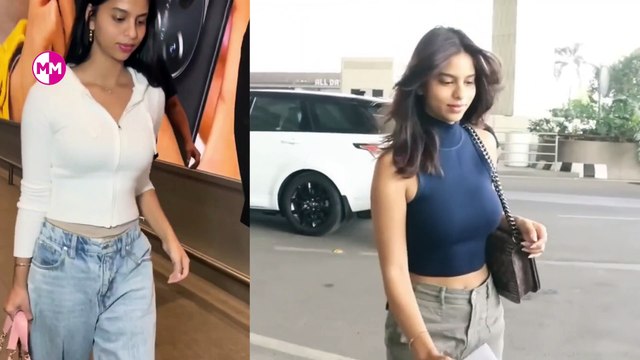 Uff Soo कड़क Yaar Suhana Khan Spotted At Airport सुहाना खान hot औतार