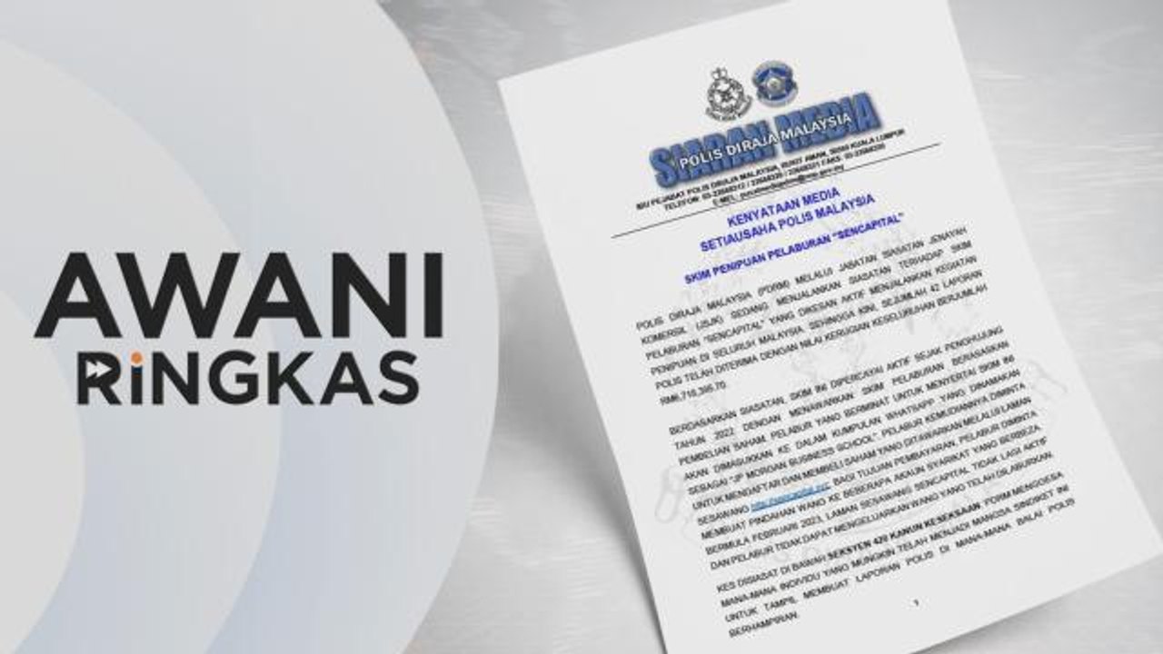AWANI Ringkas: Skim pelaburan ‘Sencapital’