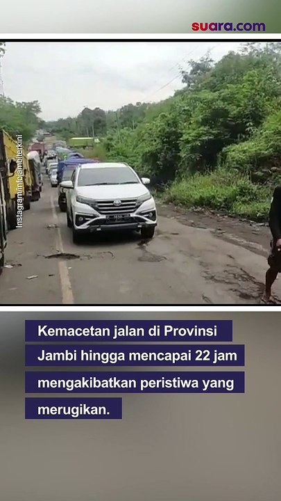 Macet 22 Jam di Jalan Lintas Jambi, Pasien Meninggal di Ambulans hingga Ikan-Ikan Mati