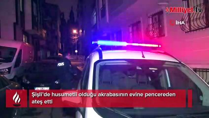 Yer: Şişli! Pencereden dehşet saçtı