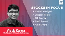 Stocks In Focus: Rail Vikas Nigam, Sunteck Realty, Bajaj Finserv & More