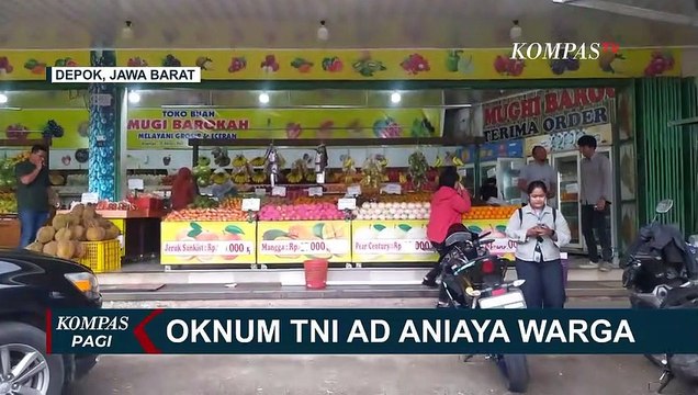 Video Viral Pria Berseragam TNI Aniaya Warga Gara-Gara Mobilnya Tersenggol di Depok