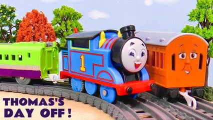 Thomas Has A Day Off Helping Annie and Clarabel and the Express