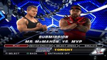 WWE SmackDown vs Raw 2011 Mr. McMahon vs MVP