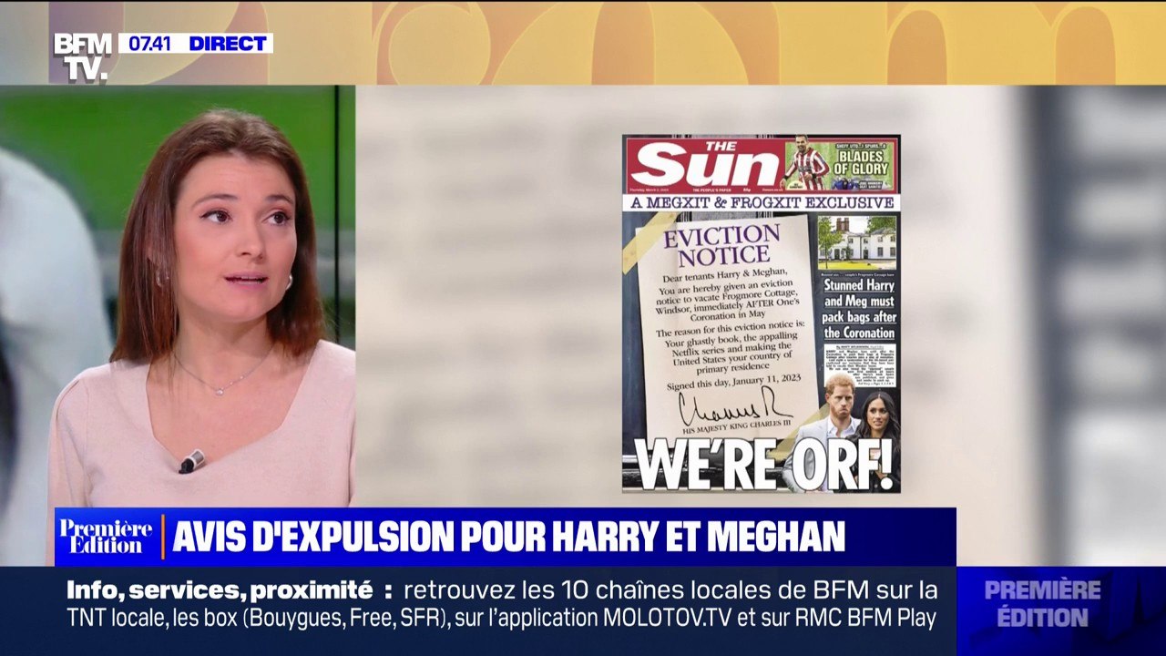Le choix de Marie - Harry et Meghan vont devoir quitter leur résidence de Windsor suite à un avis d'expulsion de Charles III