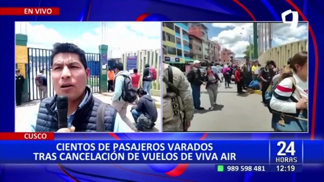 Suspensión de vuelos de Viva Air: Decenas de pasajeros varados en aeropuerto de Cusco