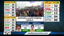 33 സീറ്റുമായി ത്രിപുരയിൽ ഭരണമുറപ്പിച്ച് ബിജെപി; തൃണമൂലിന് നേട്ടം