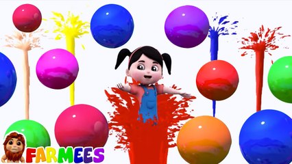 Colors Song | Learning Video For Children - Learn Colors By Farmees
