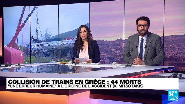 Collision de trains en Grèce : une tragique erreur humaine selon Kyriakos Mitsotakis