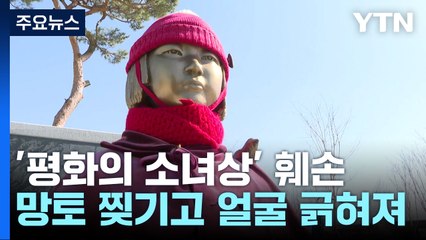 세종·충남 홍성에서 '소녀상' 훼손...시민단체 "경찰 고발" / YTN