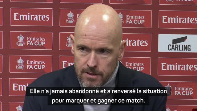 Man. United - Ten Hag : "L'équipe a fait preuve de caractère"