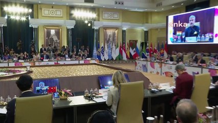G20 Dışişleri Bakanları Toplantısı, Türkiye'deki depremlerde yaşamını yitirenlere saygı duruşu ile başladı