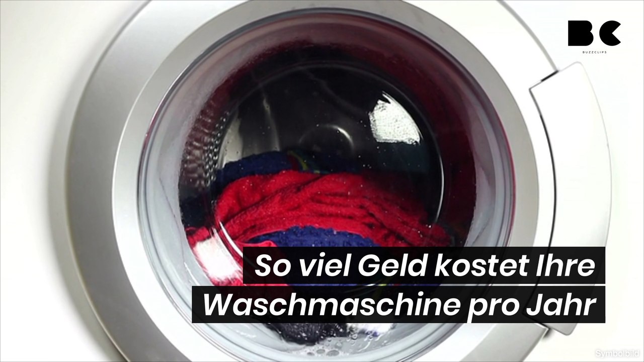 So viel geld kostet ihre waschmaschine pro jahr