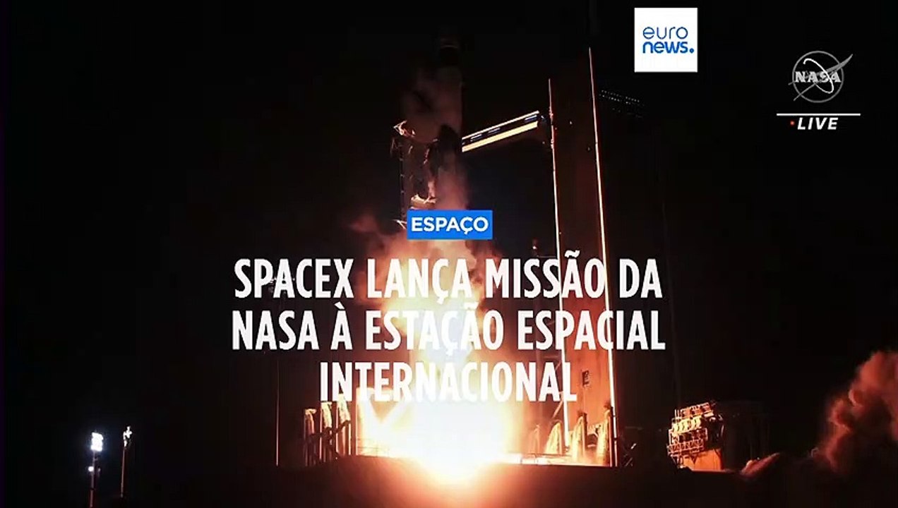 SpaceX lança missão da NASA à Estação Espacial...
