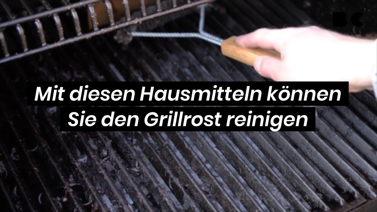 Mit diesen Hausmitteln können Sie den Grillrost reinigen