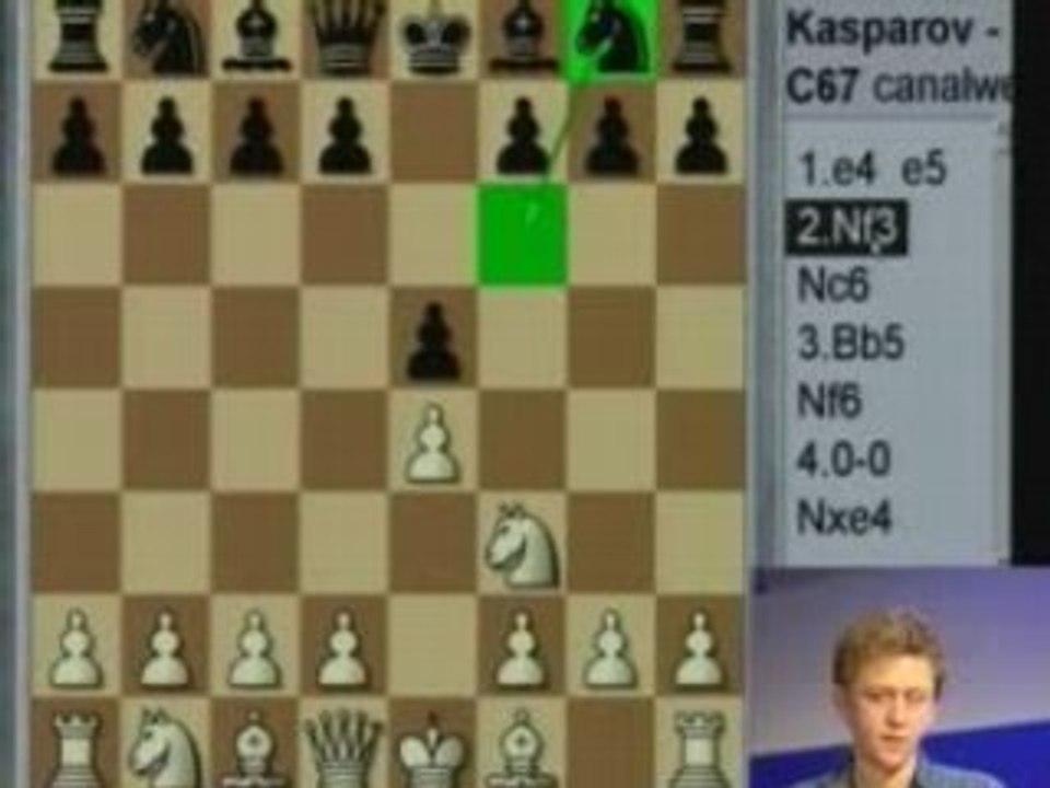 Kasparov vs Kramnik, 1ere partie