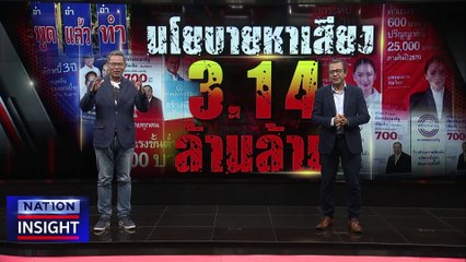 นโยบายทำประเทศติดหล่ม  | เนชั่นอินไซต์ | 02มี.ค.66 |  PART 1