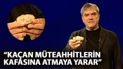 Yılmaz Özdil Canlı Yayına Getirdiği Moloz Parçası İle Çürümüşlüğü Anlattı