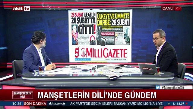 Geç gelen haber! Akit yazdı Milli gazete hatırladı