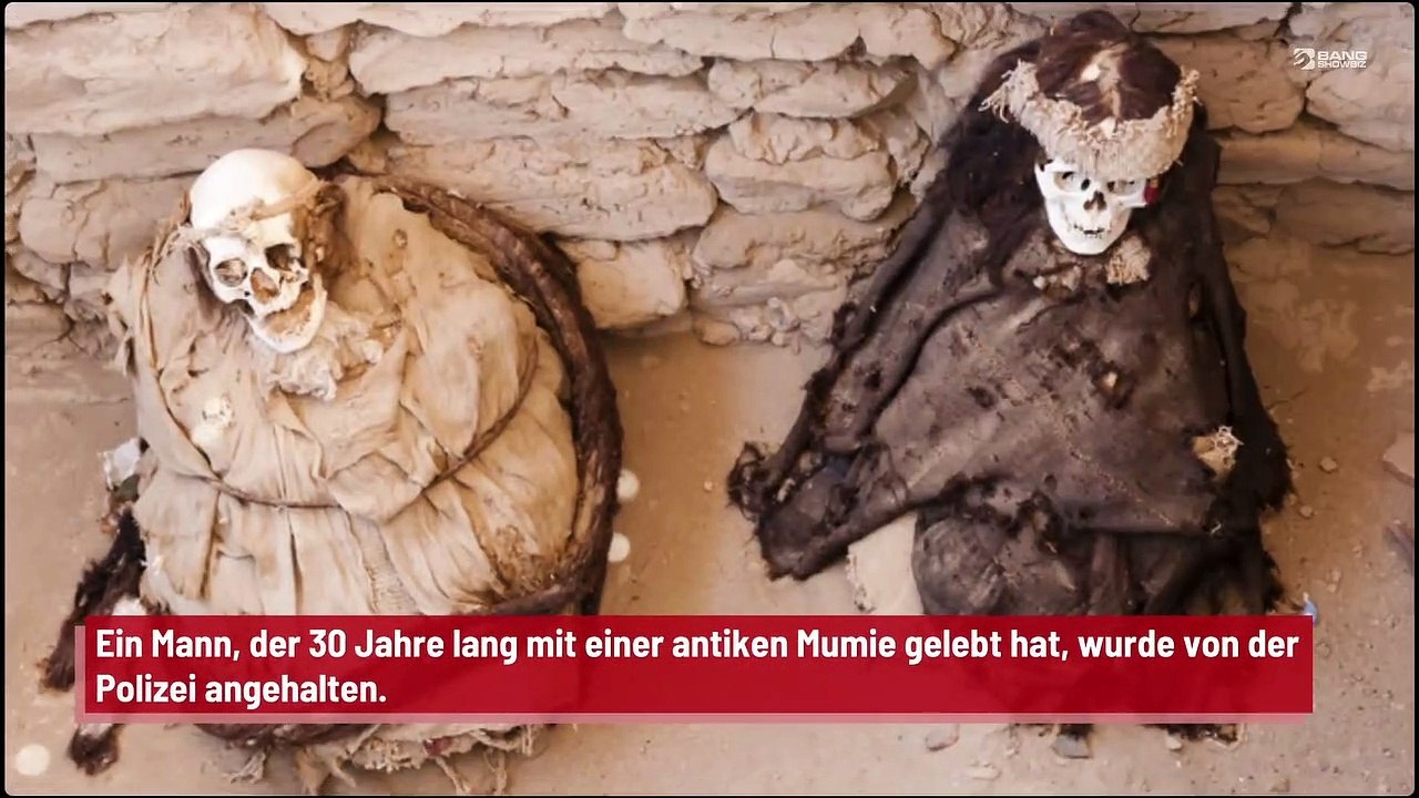Ein Mann lebte 30 Jahre lang mit antiker Mumie in seiner Tasche
