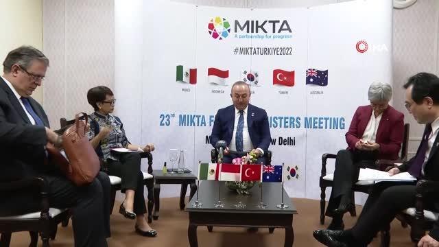 Bakan Çavuşoğlu: Küresel sağlık, etkin göç yönetimi ve gıda güvenliği dönem başkanlığımız sırasında önceliklerimizi oluşturdu Çavuşoğlu, MIKTA 23....