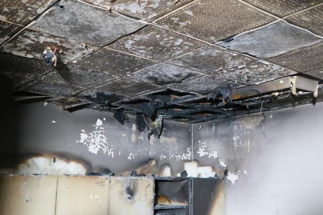 SAMSUN OMÜ TIP FAKÜLTESİ HASTANESİ'NDE YANGIN