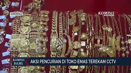 Aksi Pencurian di Toko Emas Terekam CCTV