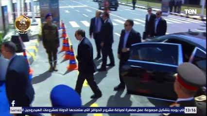 الرئيس السيسي يتفقد مدرسة المتفوقين بمدينة المنيا الجديدة