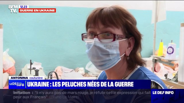 Missiles, chiens démineurs, drones: les peluches nées de la guerre en Ukraine