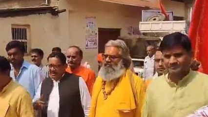 रायसेन: भारकच्छ नर्मदा तट से संत समागम पदयात्रा हुई शुरू, होगा रुद्राभिषेक..