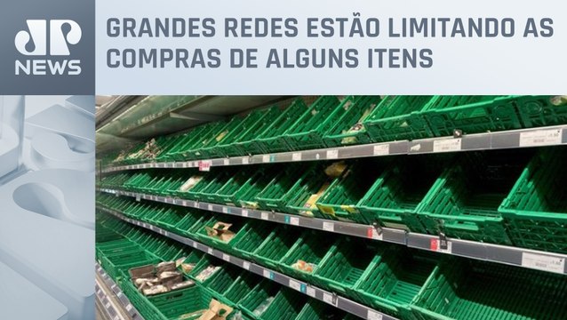 Mercados do Reino Unido limitam vendas de frutas e legumes