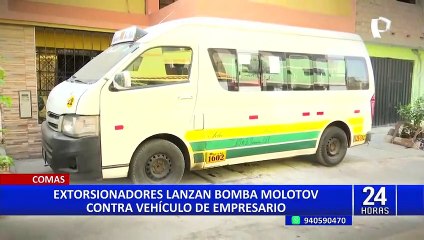 Comas: habla empresario amenazado por extorsionadores